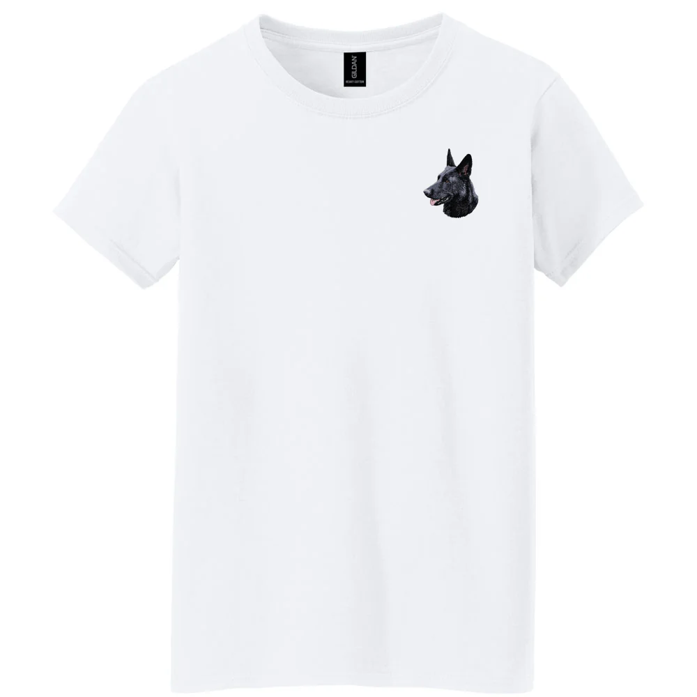 German Shepherd Dog Embroidered Women's T-Shirt - Image 4