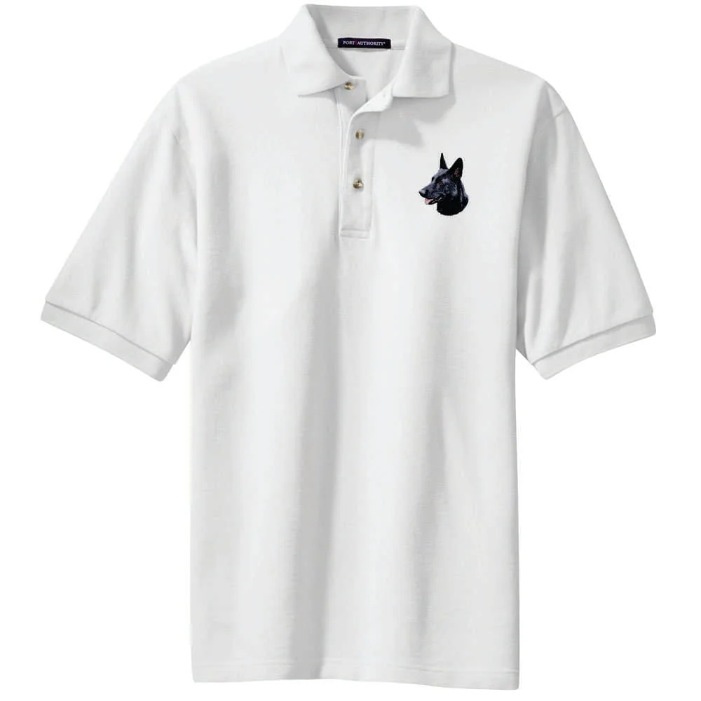 German Shepherd Dog Embroidered Polo Shirt - Image 5
