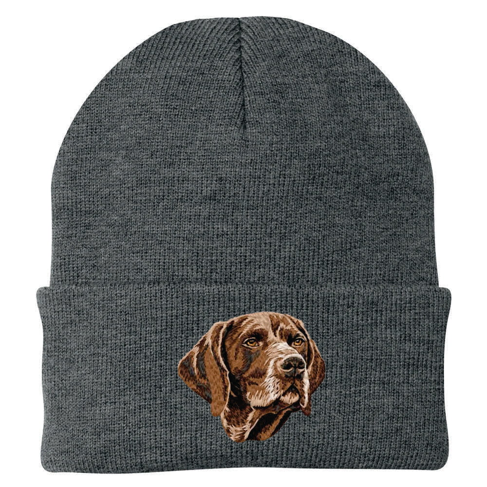 German Wirehaired Pointer Embroidered Beanie - Image 2
