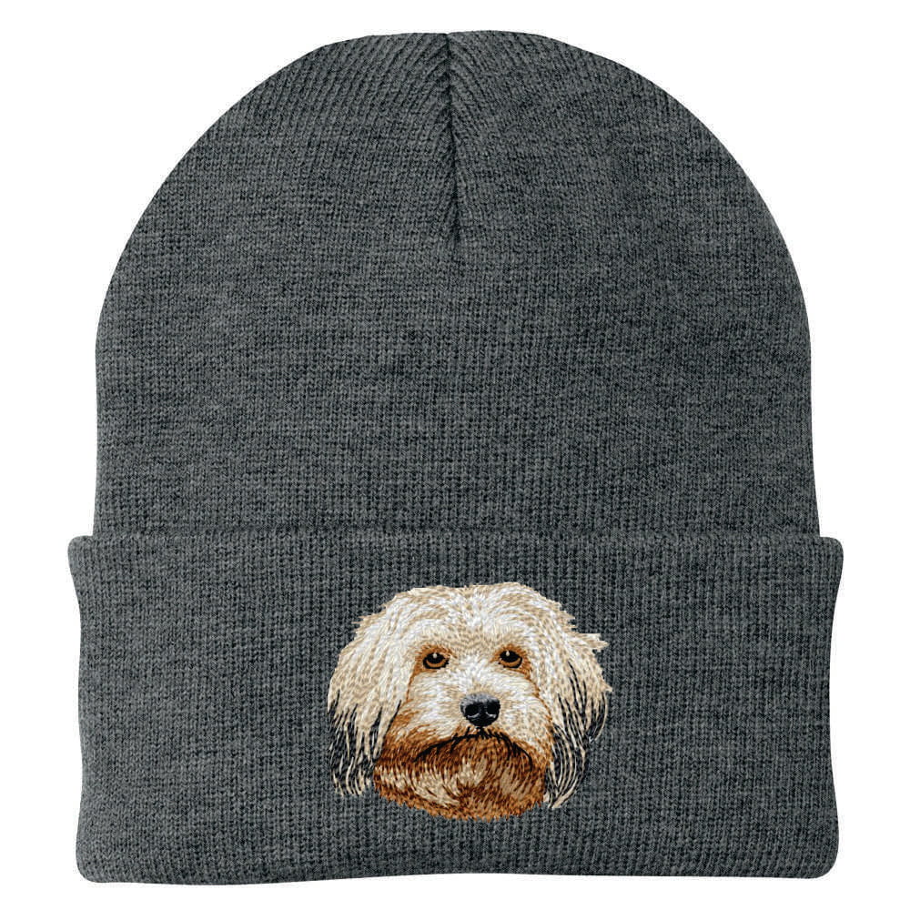 Havanese Embroidered Beanie - Image 3
