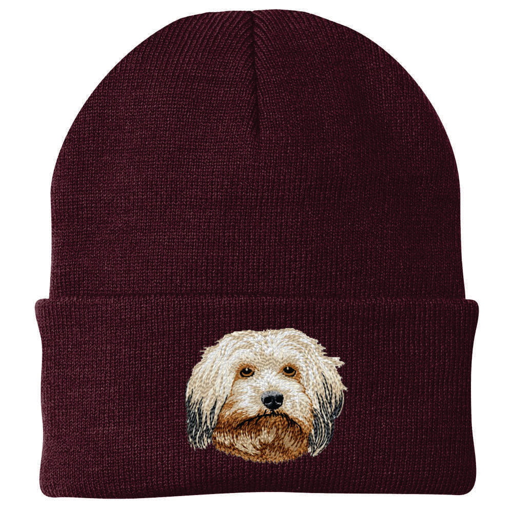 Havanese Embroidered Beanie - Image 4