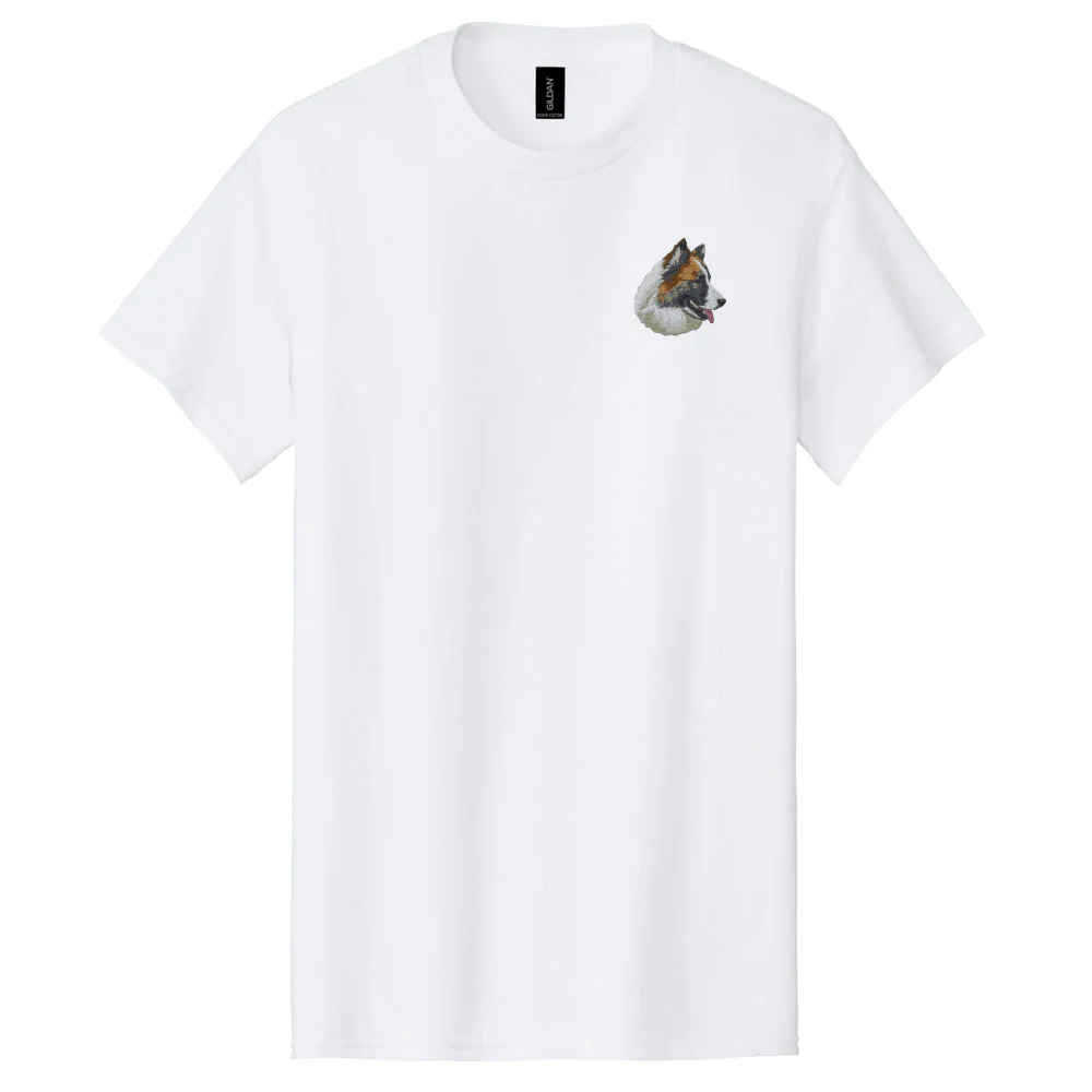 Icelandic Sheepdog Embroidered Men's T-Shirt - Image 3
