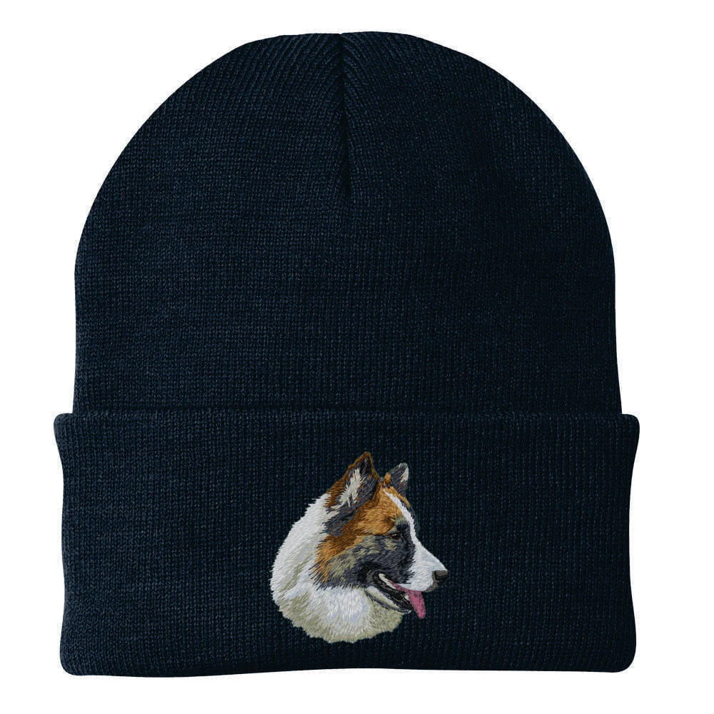 Icelandic Sheepdog Embroidered Beanie - Image 5