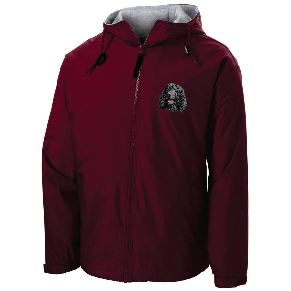 Irish Water Spaniel Embroidered Hooded Jacket - Image 4