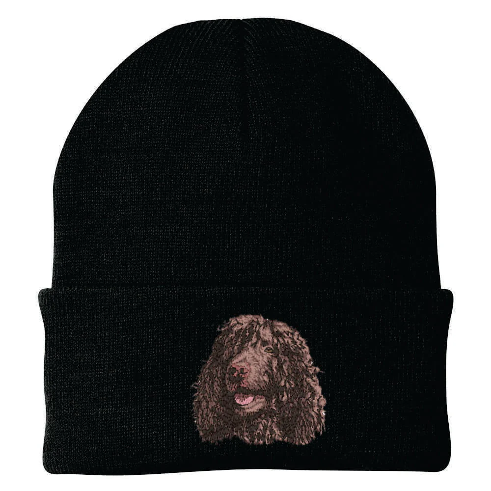 Irish Water Spaniel Embroidered Beanie - Image 3