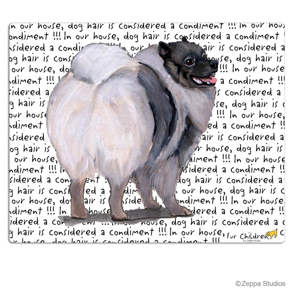 Keeshond Cutting Board