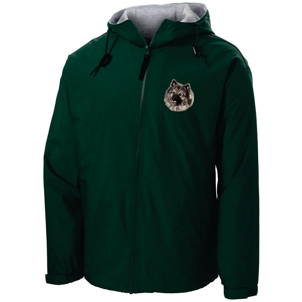 Keeshond Embroidered Hooded Jacket - Image 3