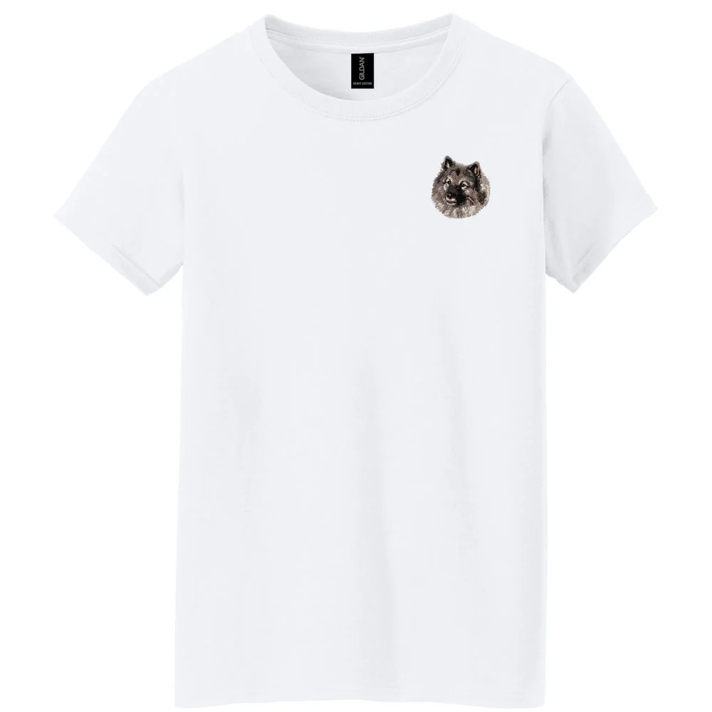 Keeshond Embroidered Women's T-Shirt - Image 2