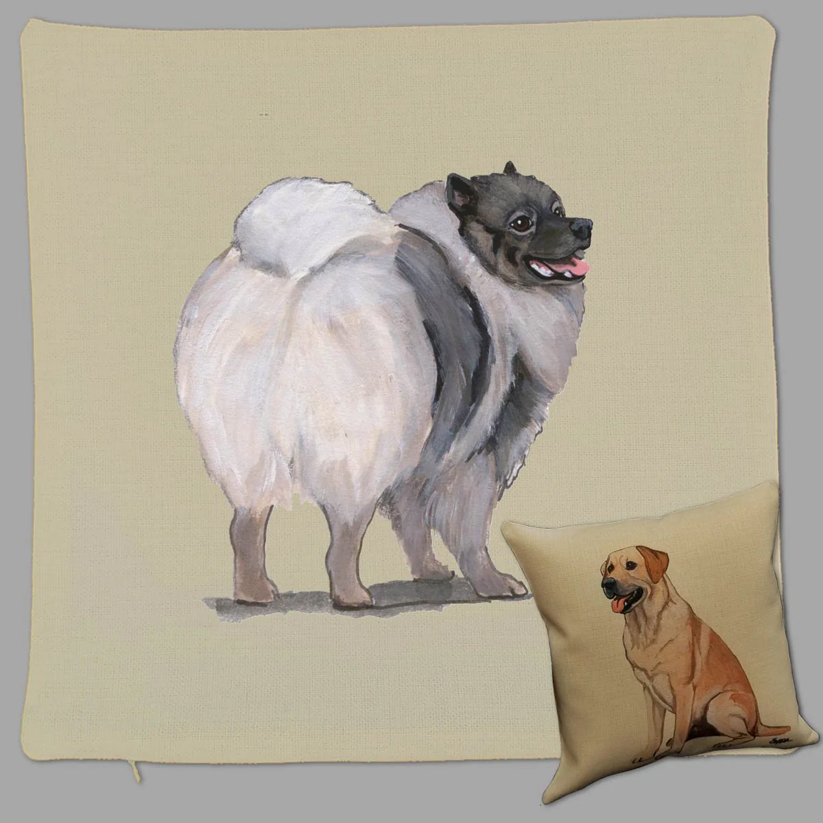Keeshond Pillow Cover