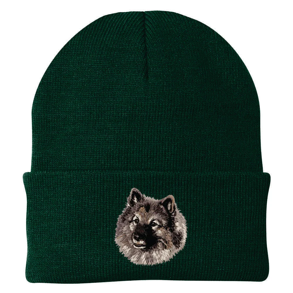 Keeshond Embroidered Beanie