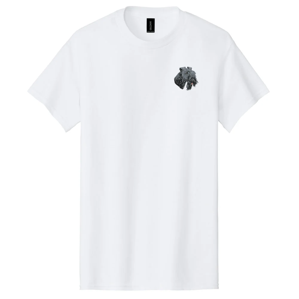 Kerry Blue Terrier Embroidered Men's T-Shirt - Image 3