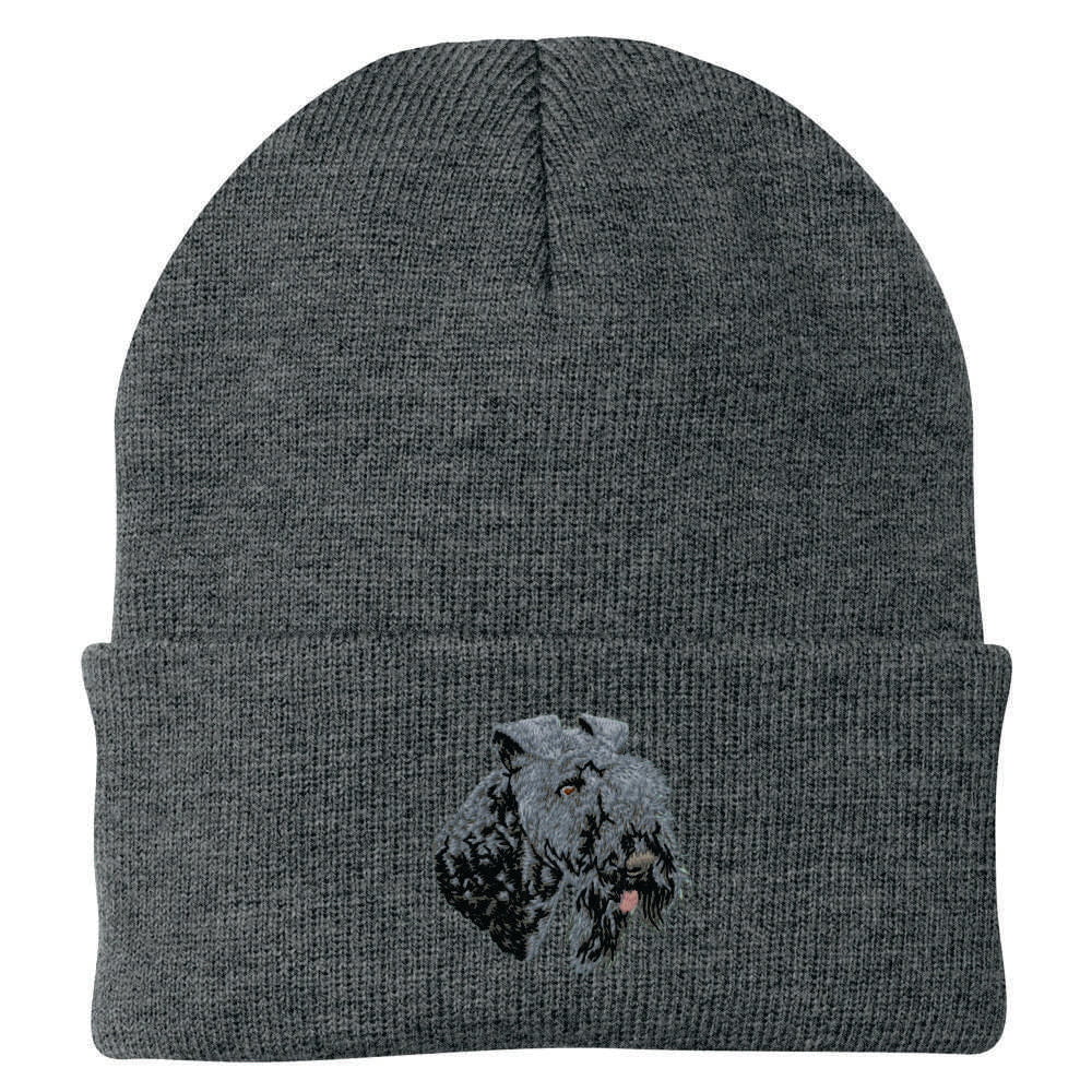Kerry Blue Terrier Embroidered Beanie - Image 2