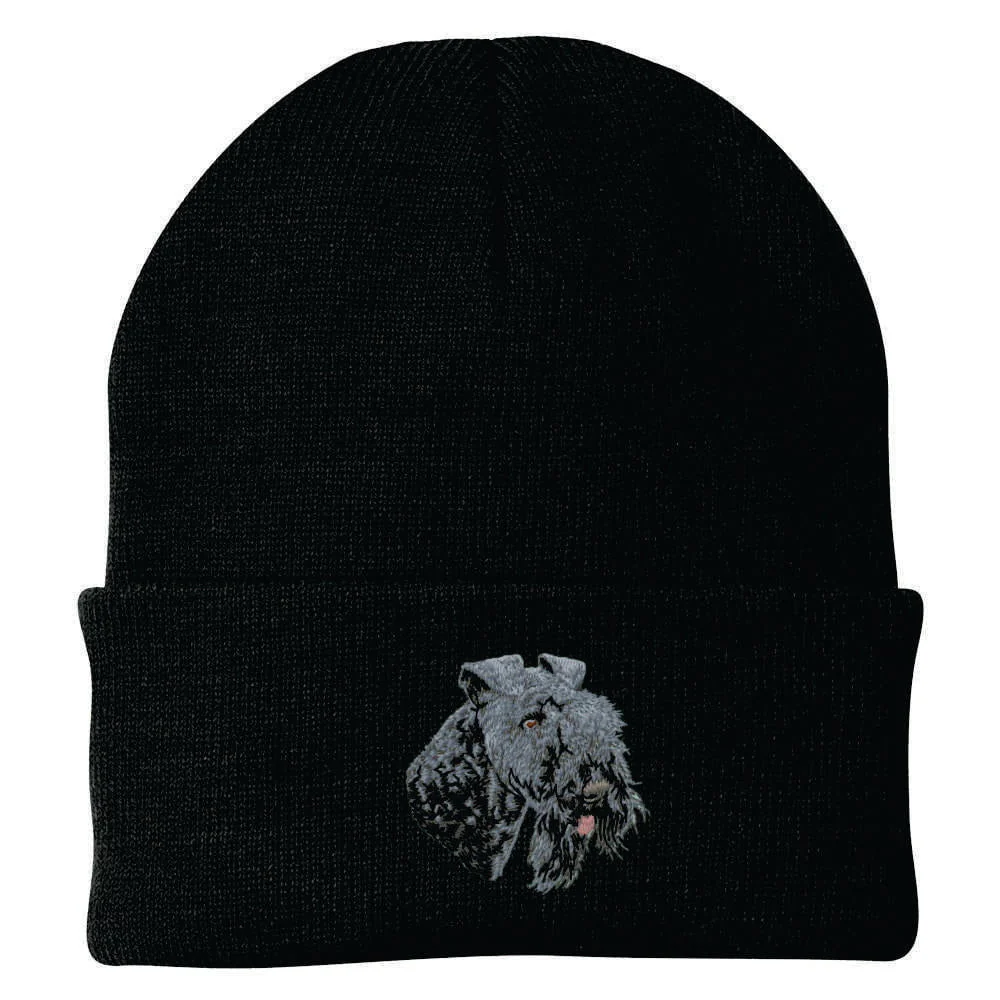 Kerry Blue Terrier Embroidered Beanie - Image 3