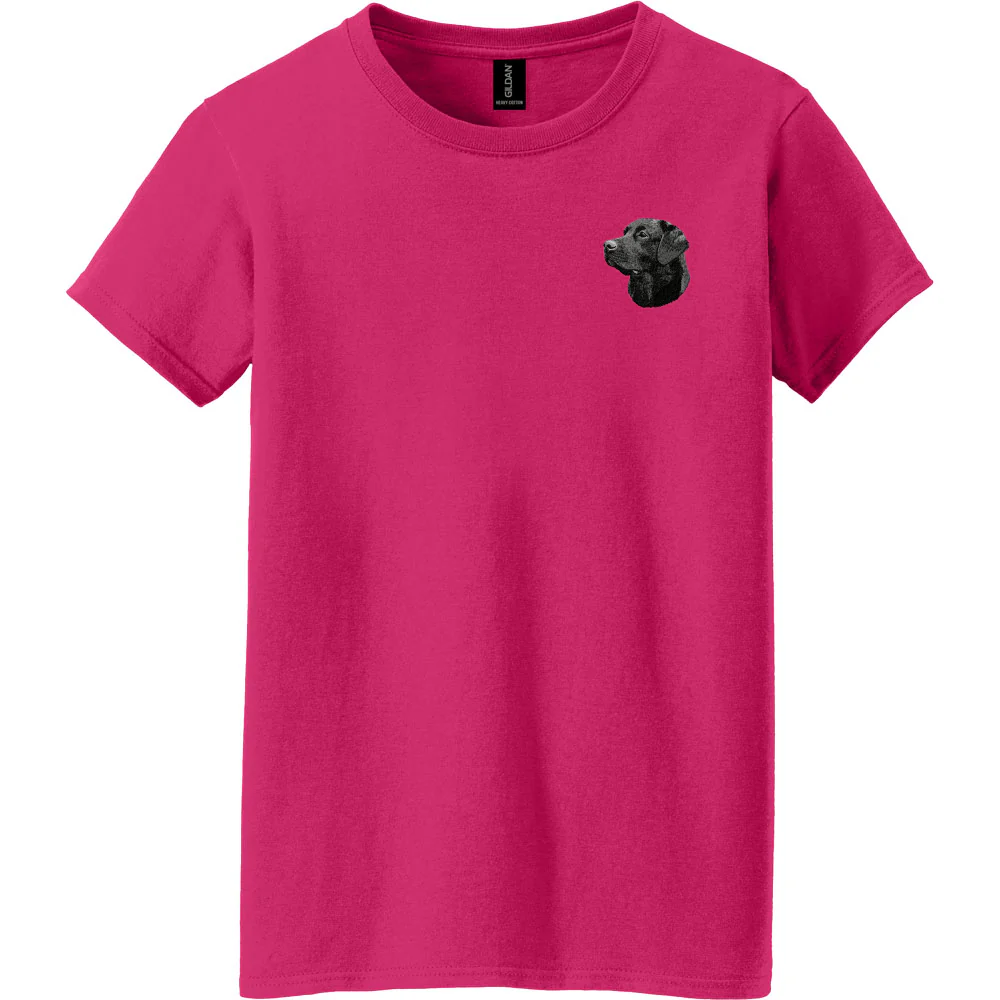 Labrador Retriever Embroidered Women's T-Shirt