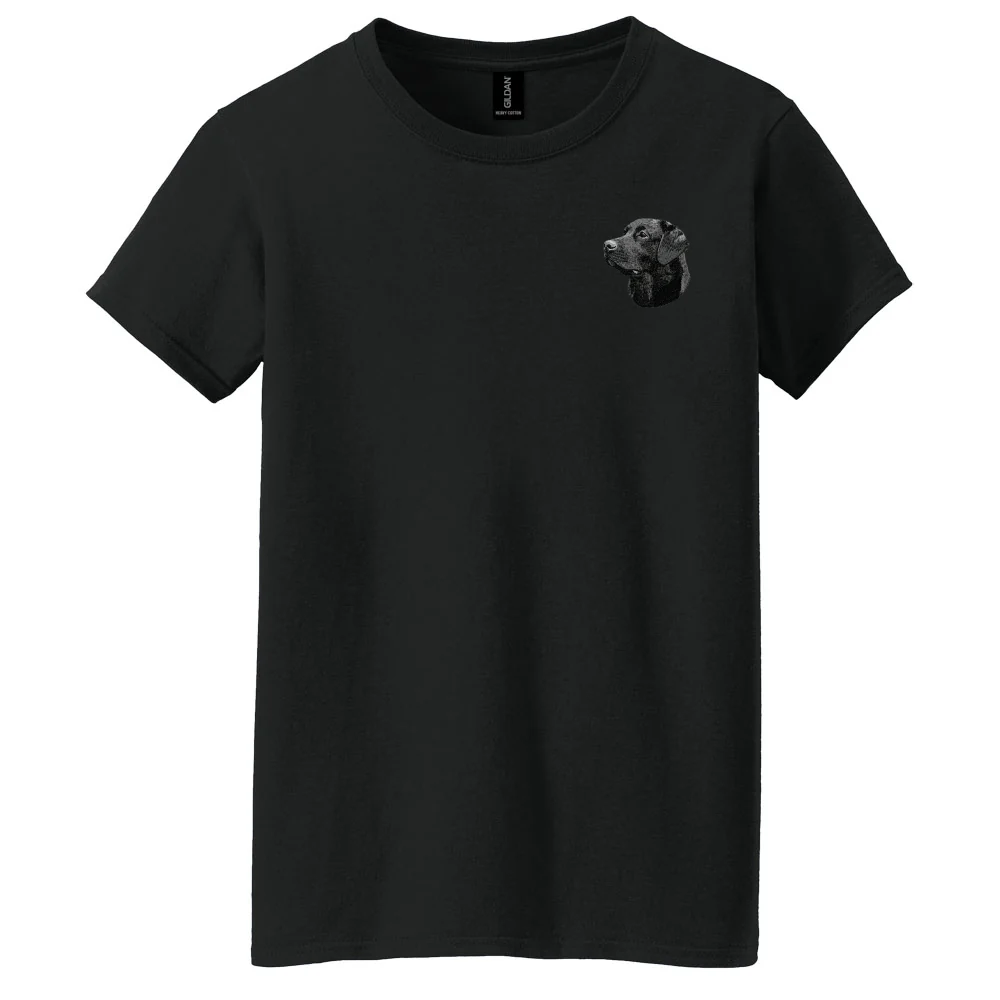 Labrador Retriever Embroidered Women's T-Shirt - Image 5