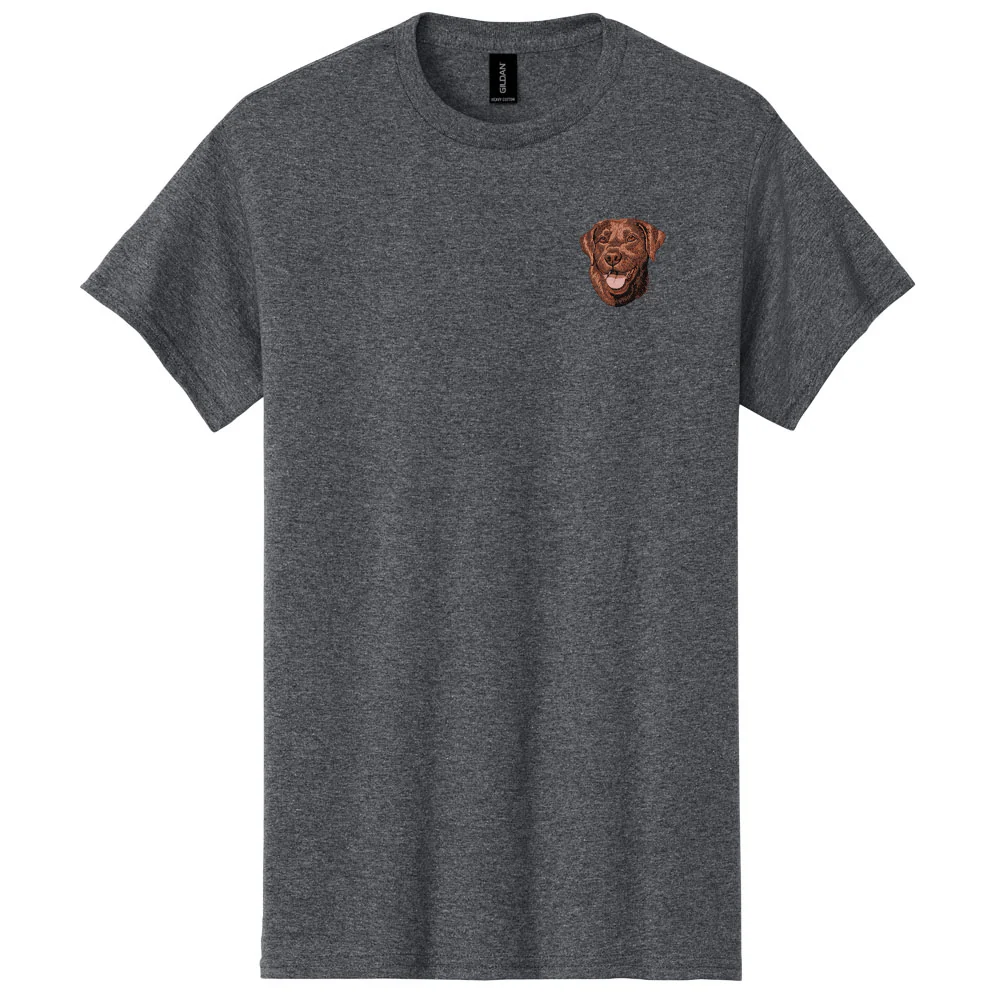 Labrador Retriever Embroidered Men's T-Shirt - Image 6