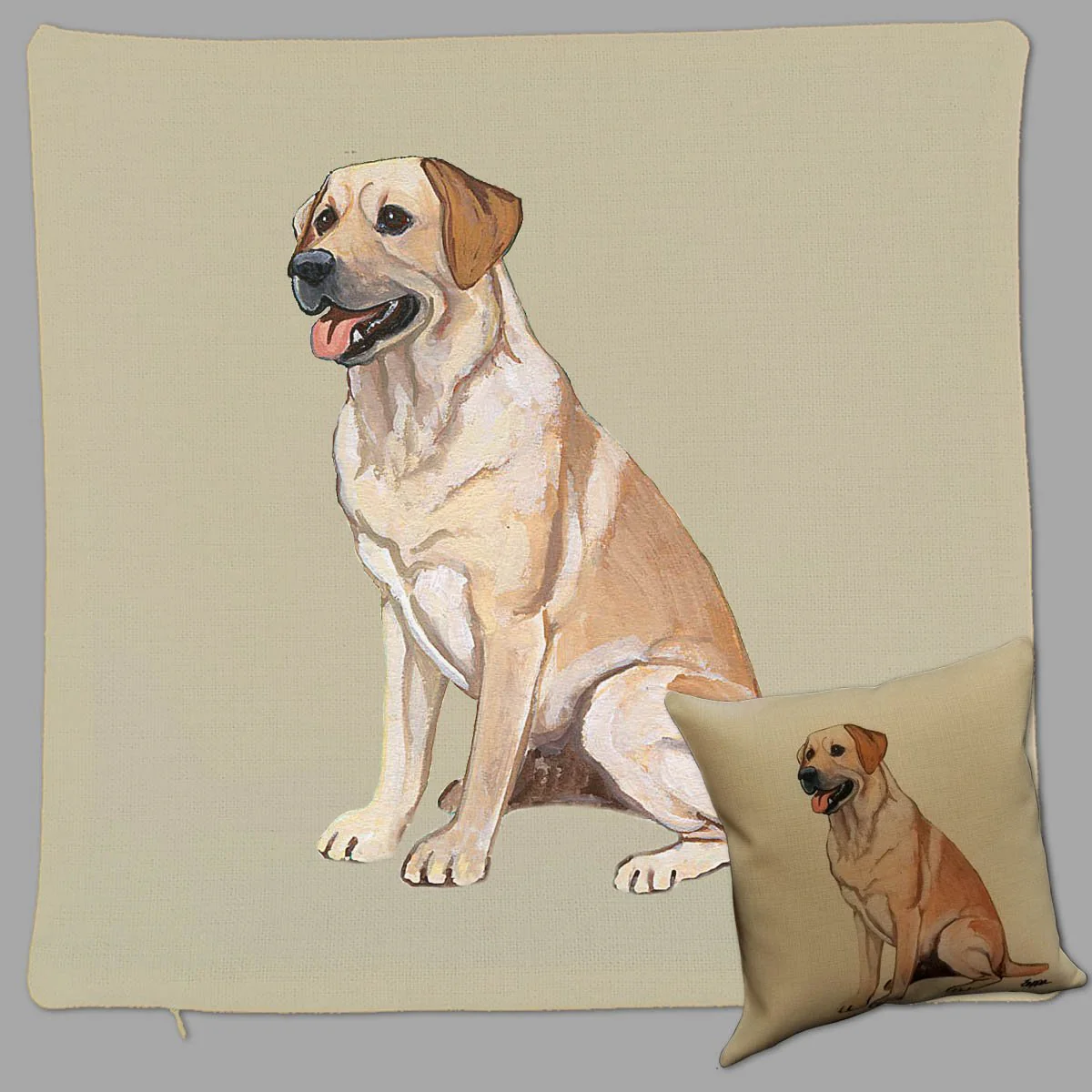 Labrador Retriever Pillow Cover - Image 3