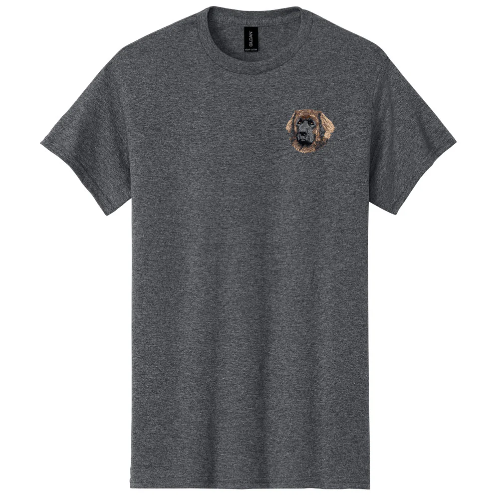 Leonberger Embroidered Men's T-Shirt - Image 2