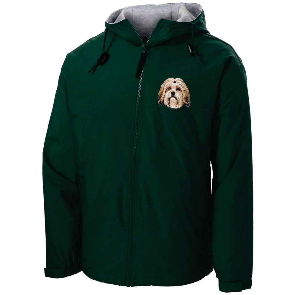 Lhasa Apso Embroidered Hooded Jacket - Image 2