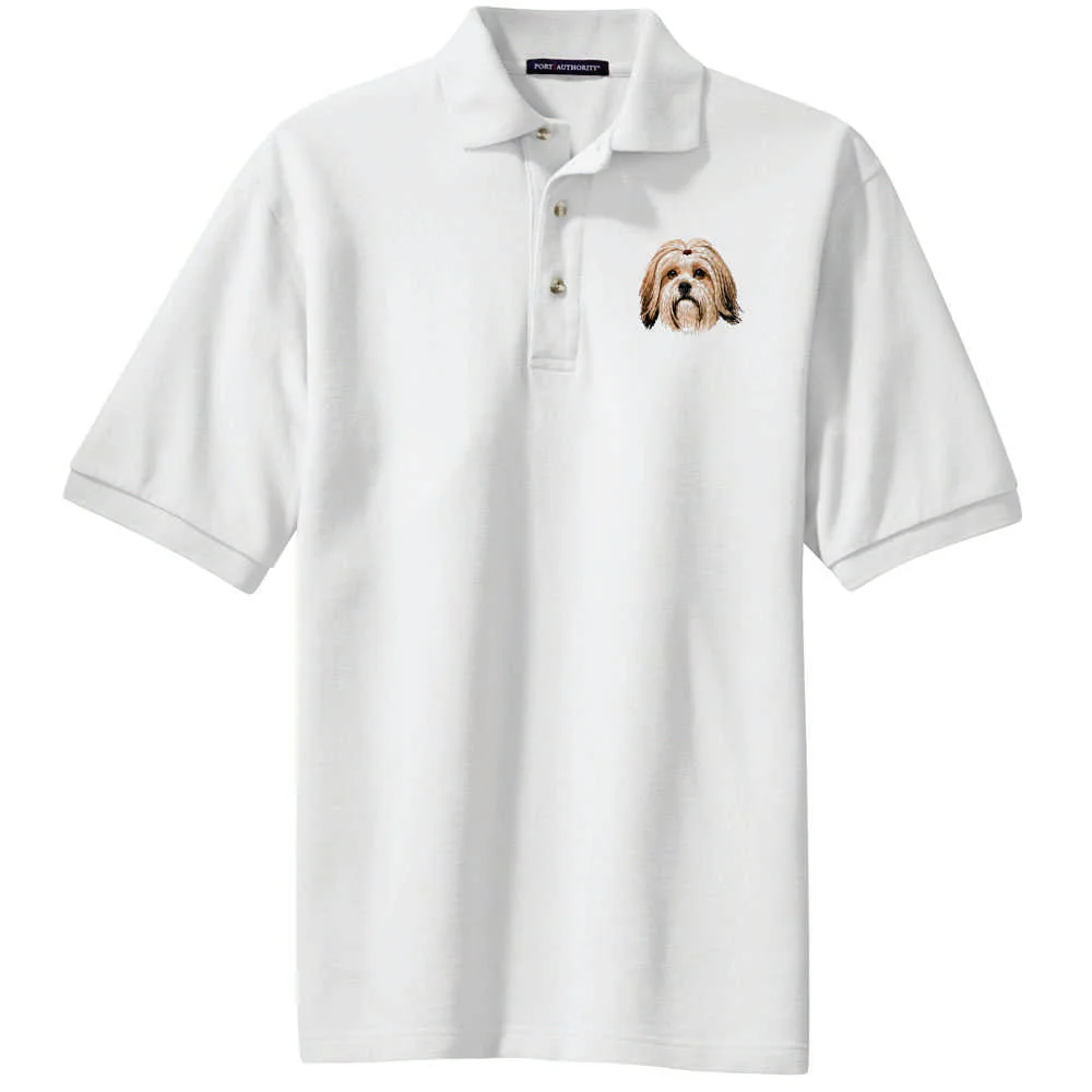 Lhasa Apso Embroidered Polo Shirt - Image 2