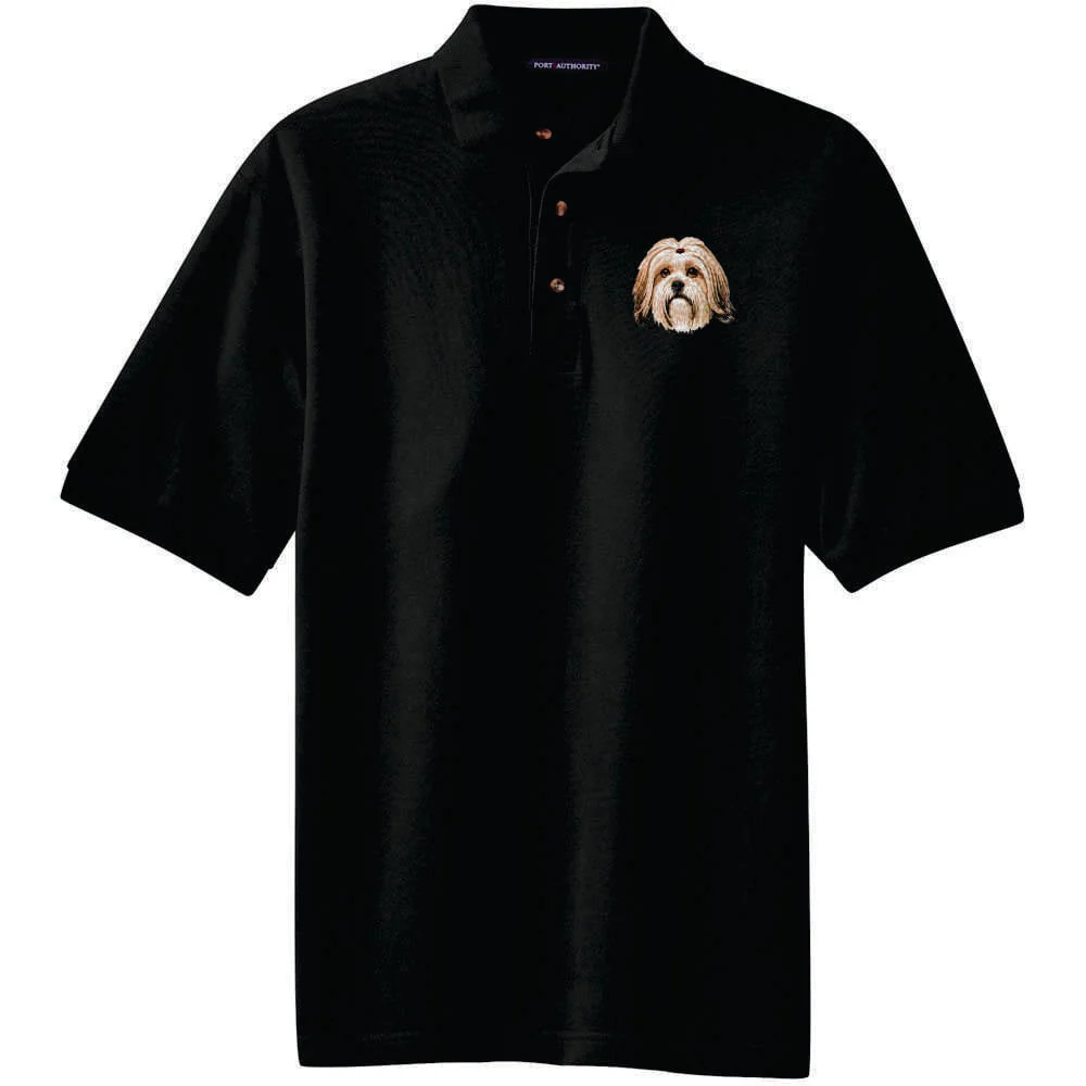 Lhasa Apso Embroidered Polo Shirt - Image 3