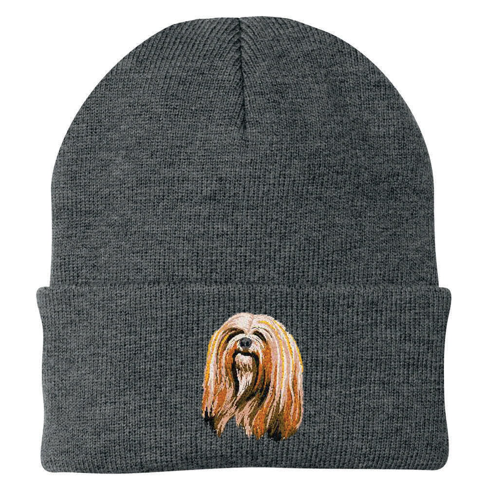 Lhasa Apso Embroidered Beanie - Image 2
