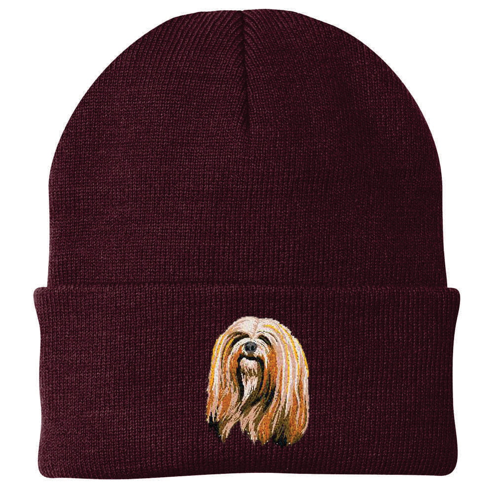 Lhasa Apso Embroidered Beanie - Image 5
