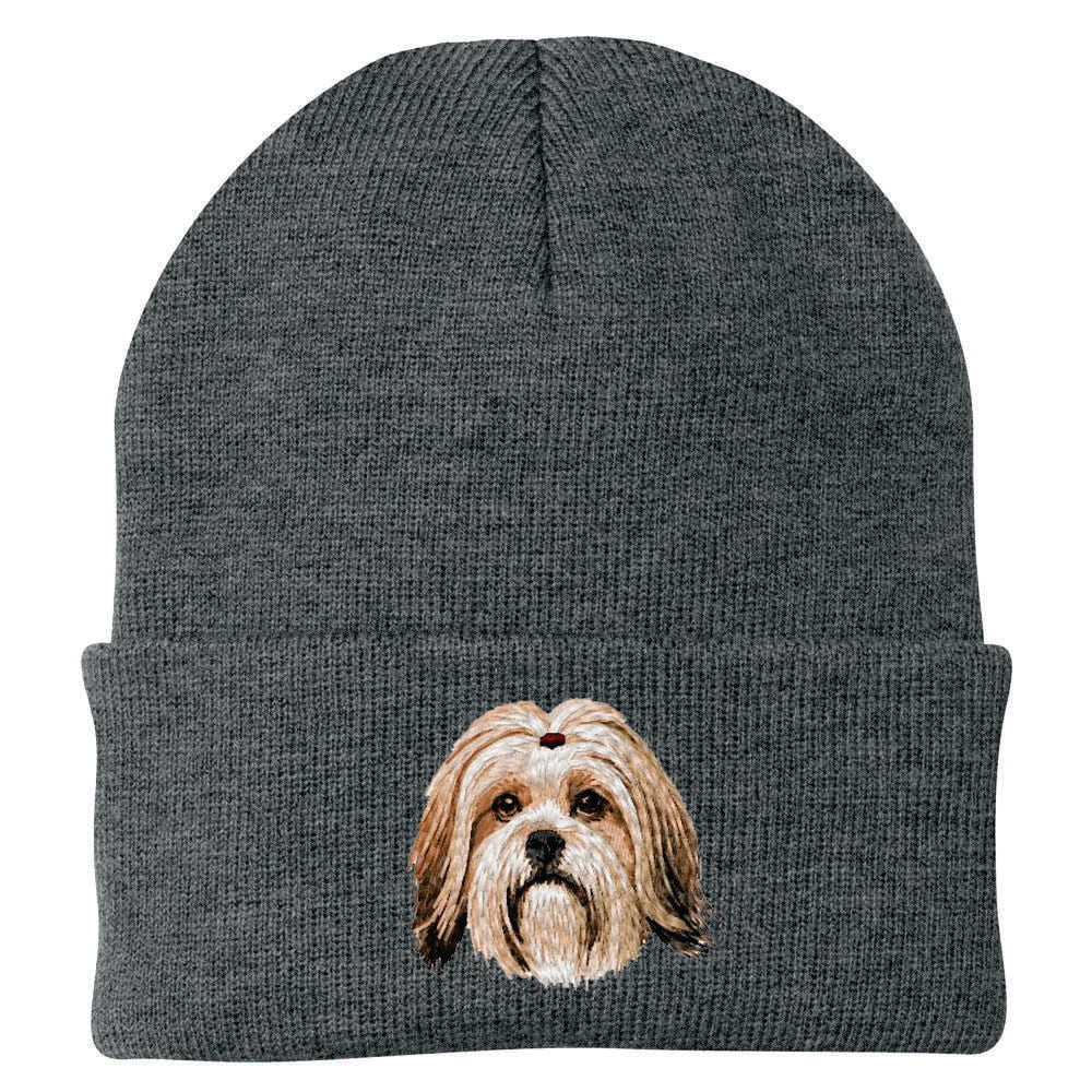 Lhasa Apso Embroidered Beanie - Image 7