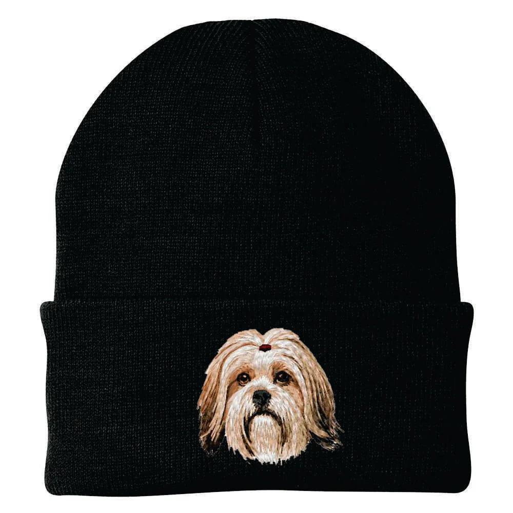 Lhasa Apso Embroidered Beanie - Image 8