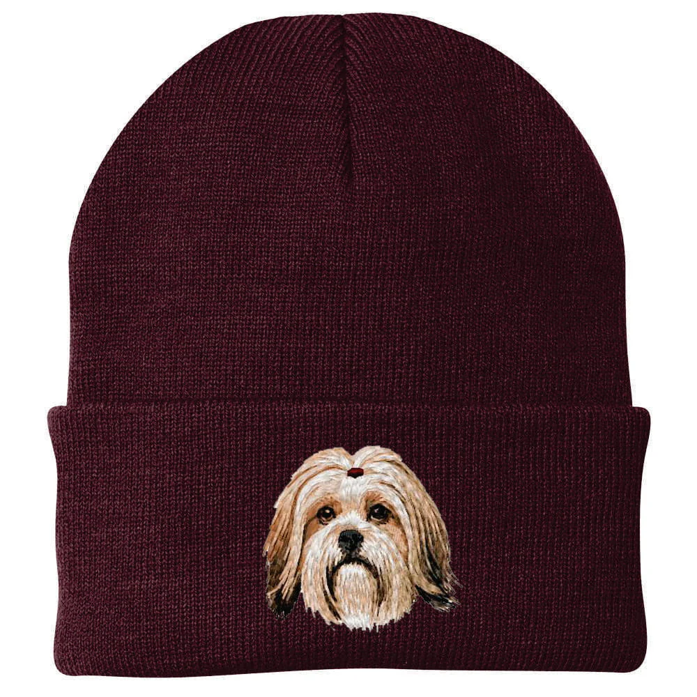 Lhasa Apso Embroidered Beanie - Image 9