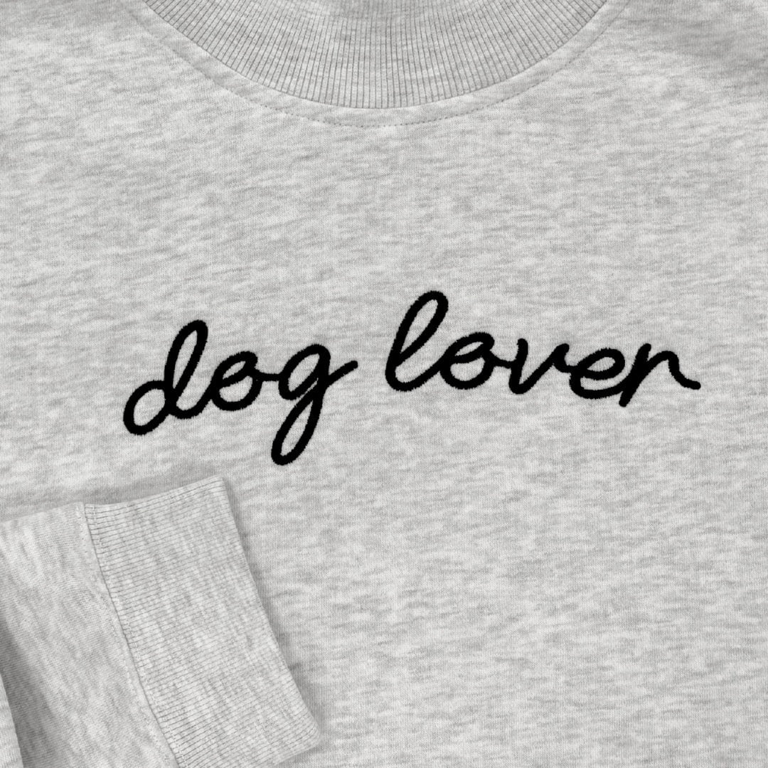 Dog Lover Mock Neck Sweatshirt - Image 3