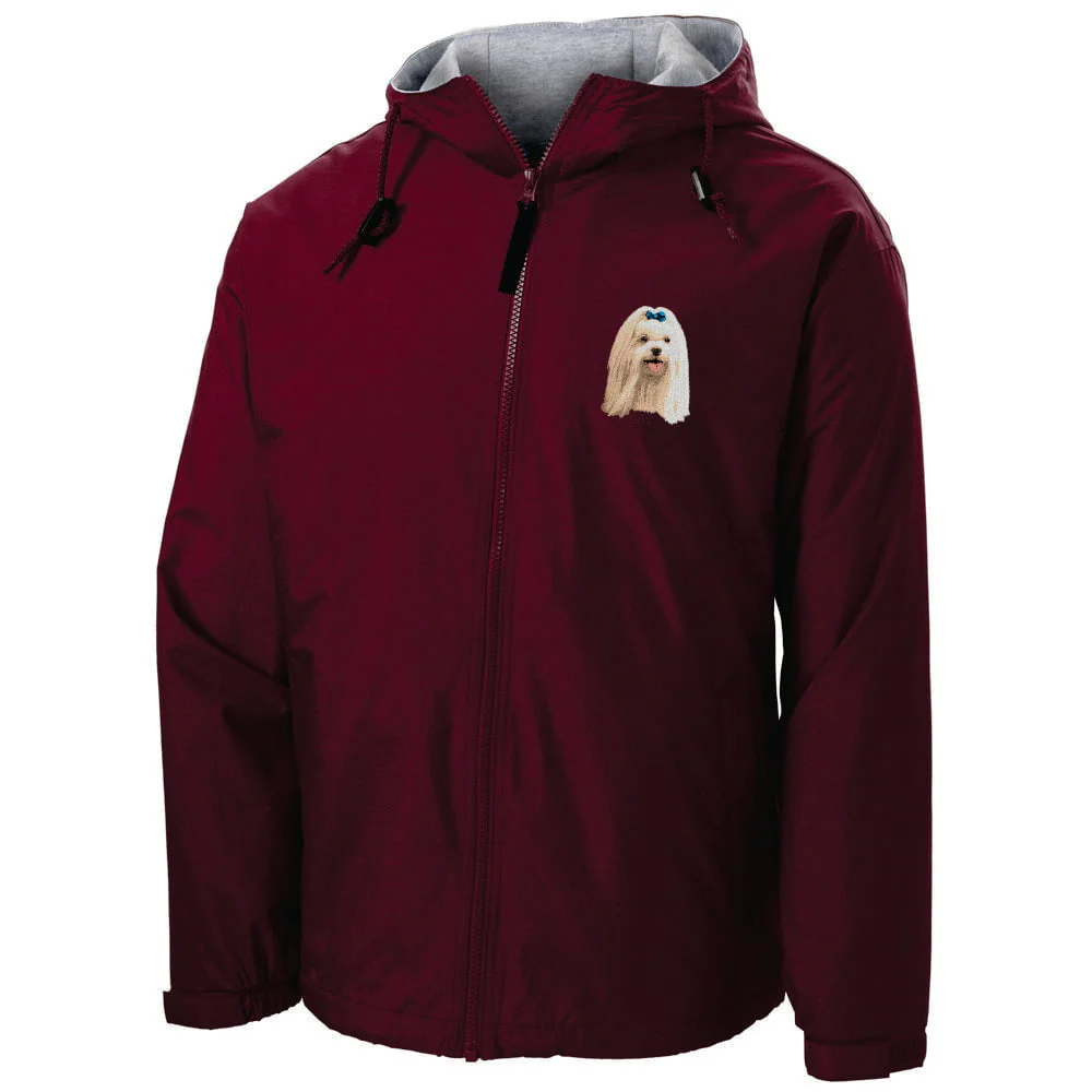 Maltese Embroidered Hooded Jacket - Image 4
