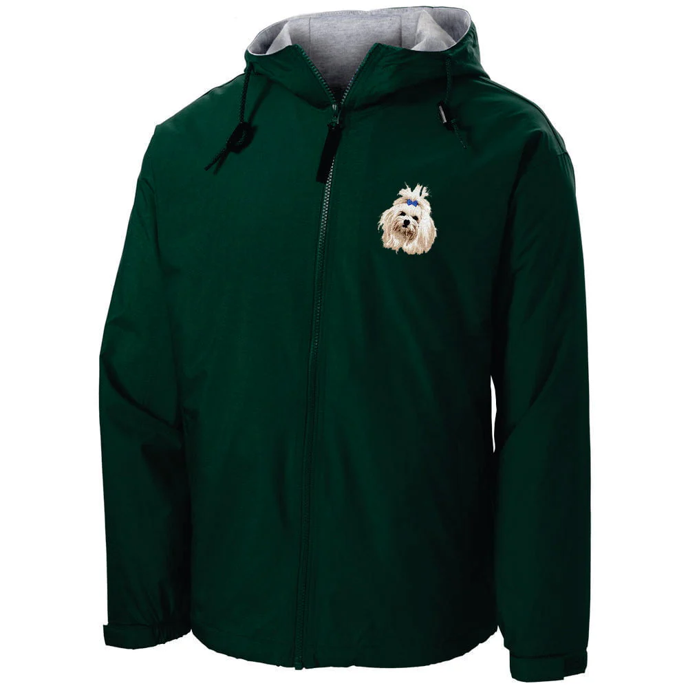 Maltese Embroidered Hooded Jacket - Image 6