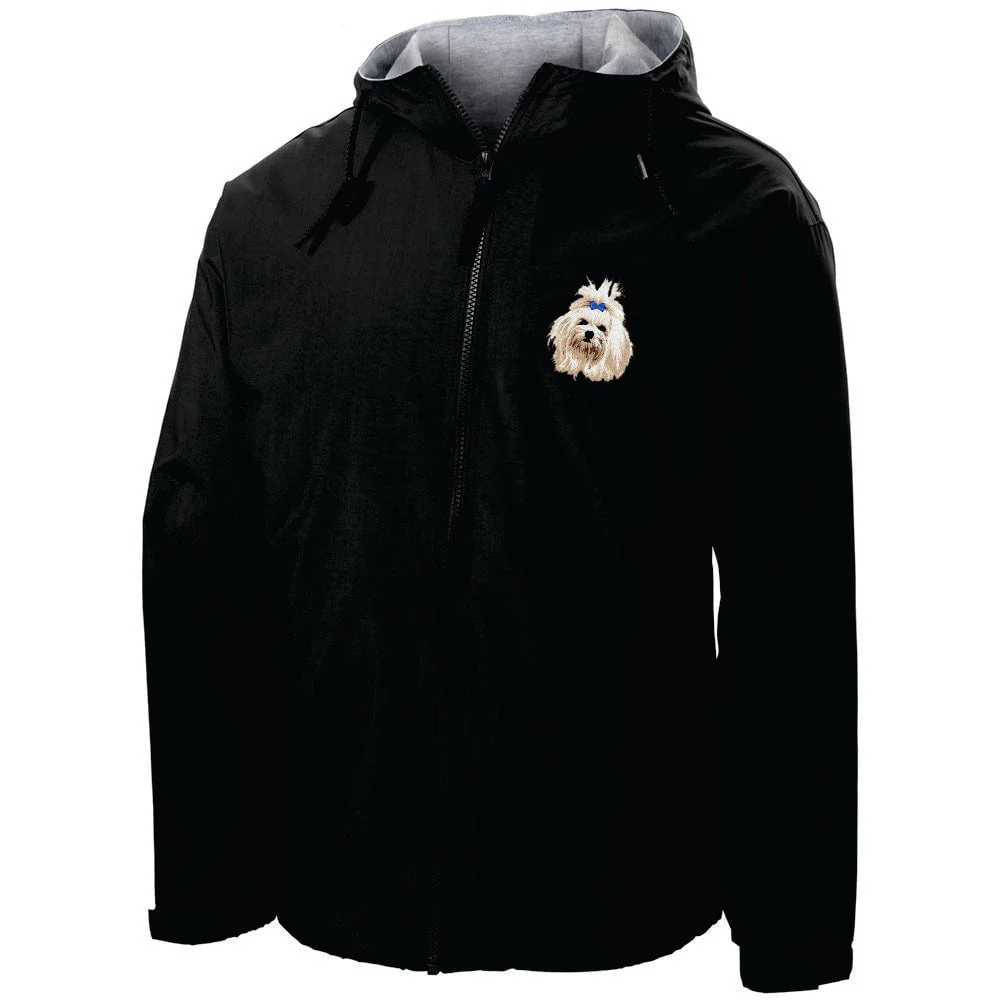 Maltese Embroidered Hooded Jacket - Image 7