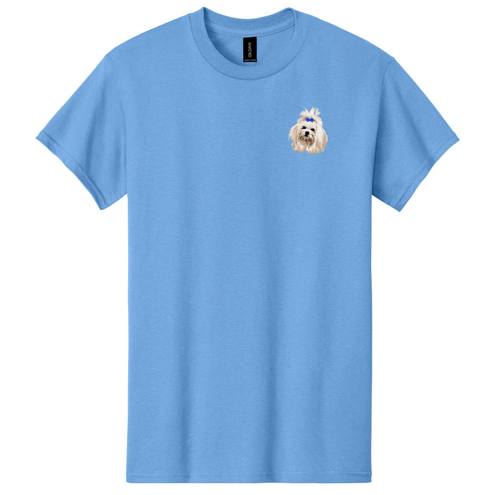 Maltese Embroidered Men's T-Shirt - Image 2