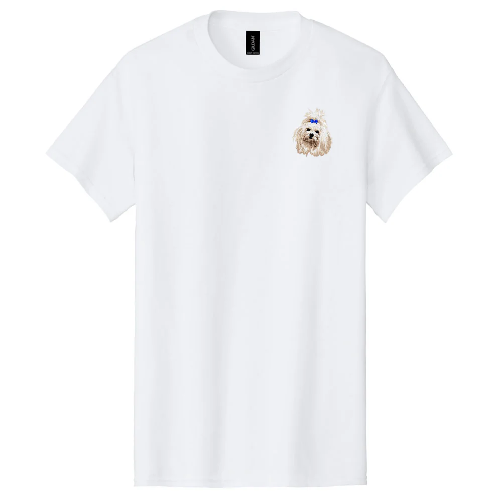 Maltese Embroidered Men's T-Shirt - Image 4