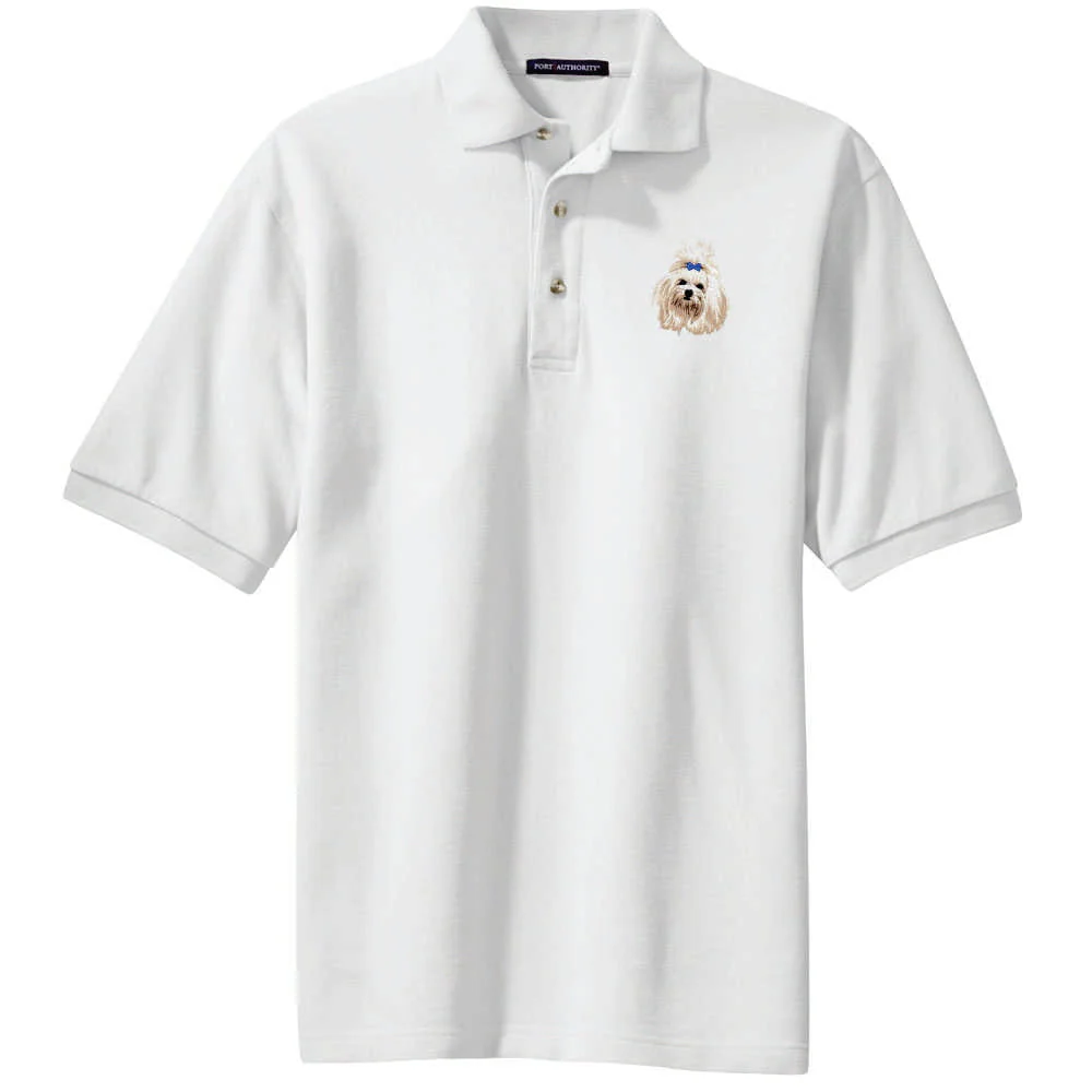 Maltese Embroidered Polo Shirt - Image 5