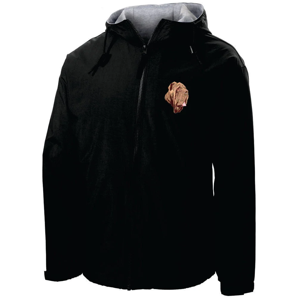 Neapolitan Mastiff Embroidered Hooded Jacket - Image 6