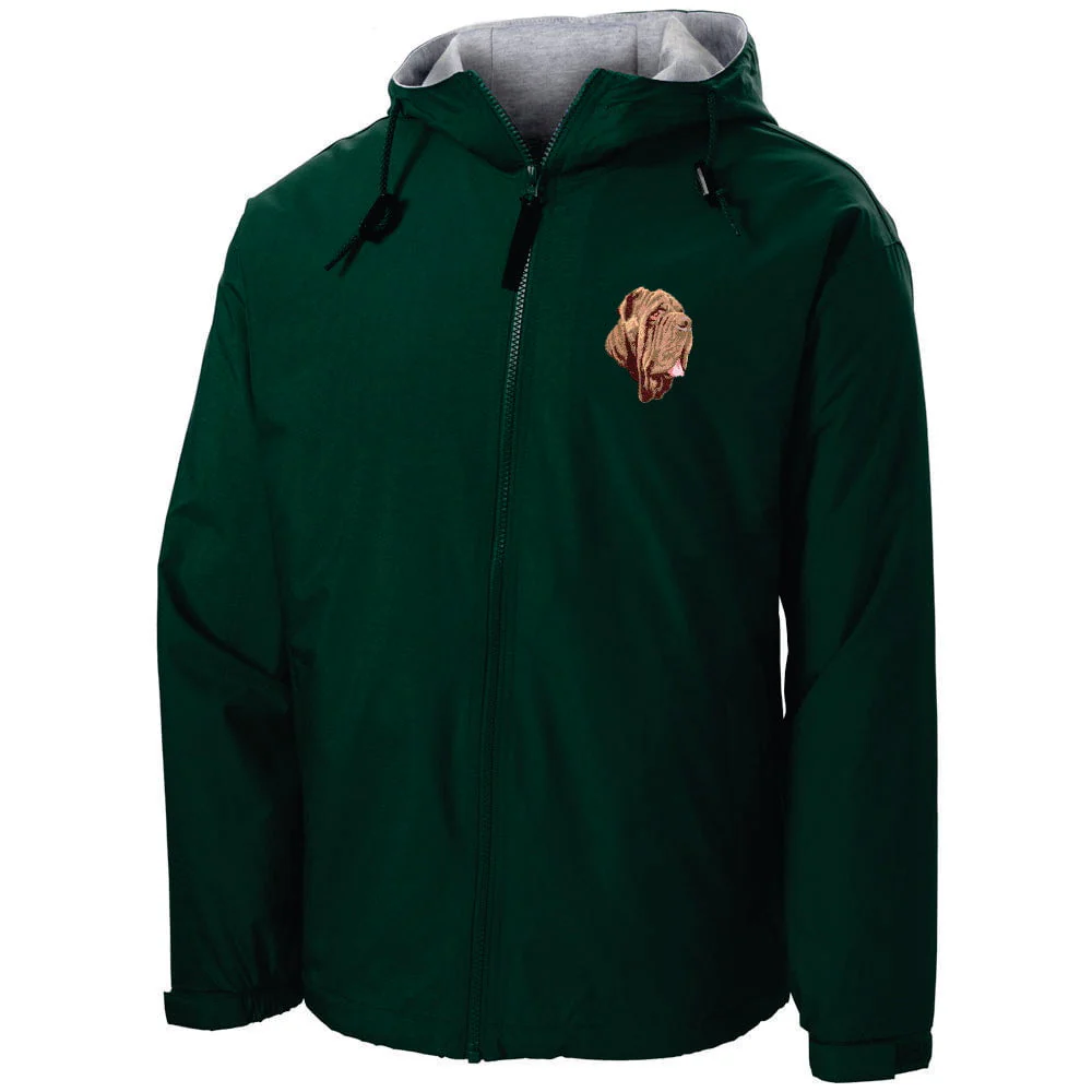 Neapolitan Mastiff Embroidered Hooded Jacket - Image 7