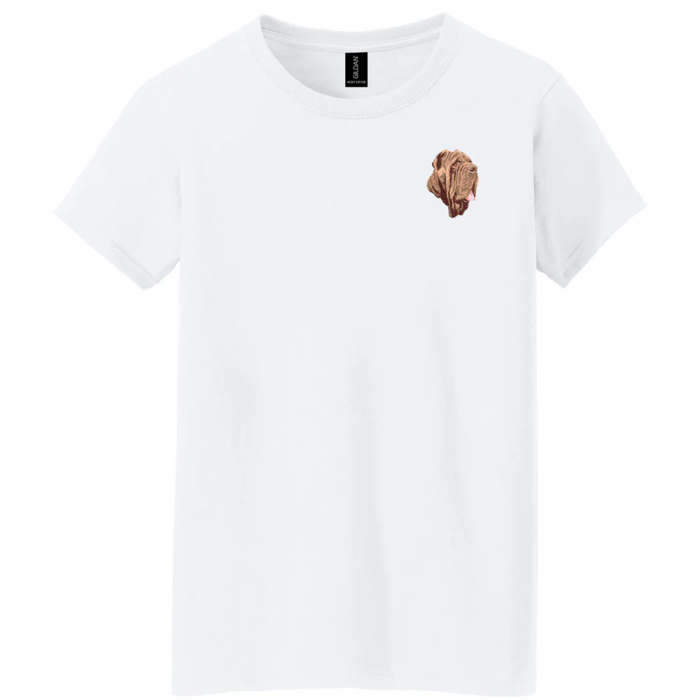Neapolitan Mastiff Embroidered Women's T-Shirt - Image 4