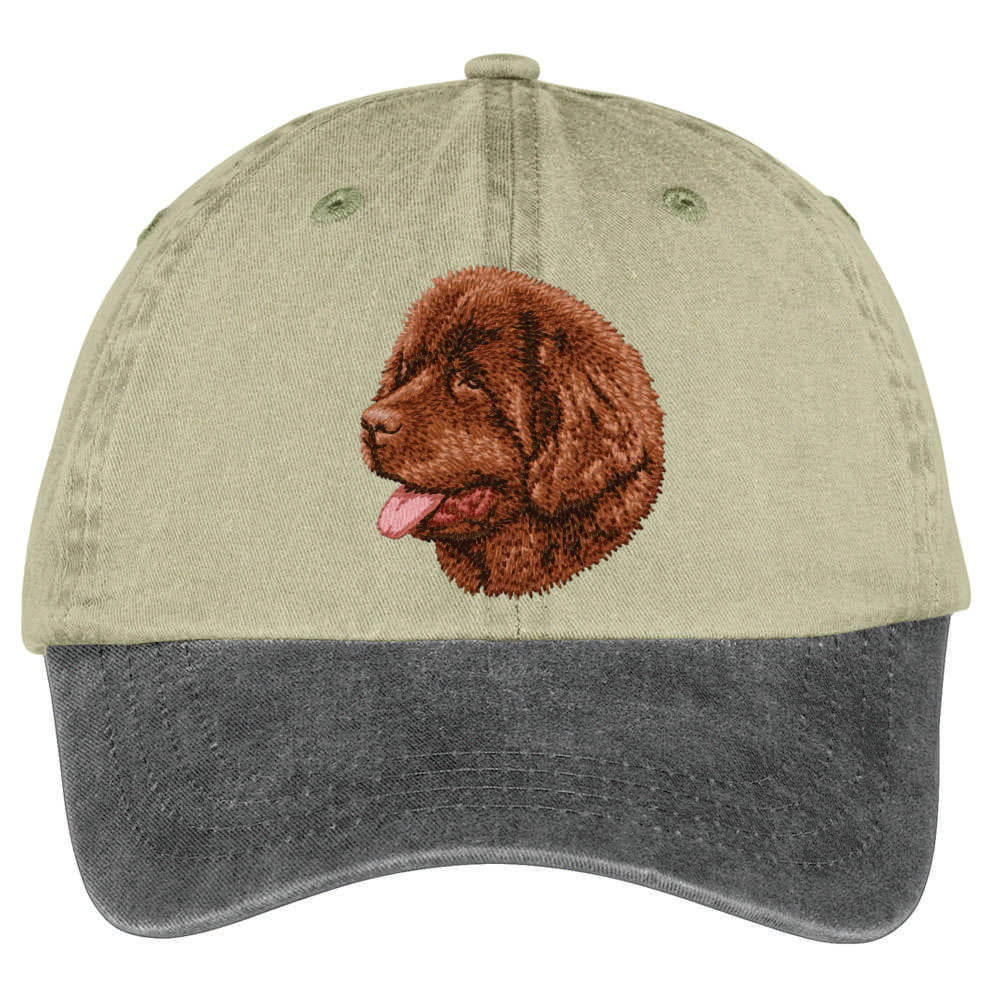 Newfoundland  Embroidered Two Tone Baseball Cap - Image 3