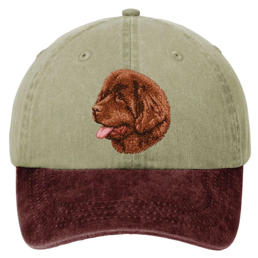 Newfoundland  Embroidered Two Tone Baseball Cap - Image 4