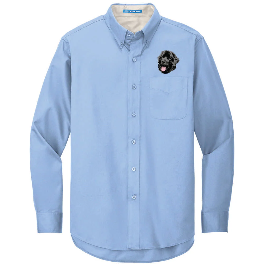 Newfoundland Embroidered Long Sleeve Button Up Shirt - Image 5