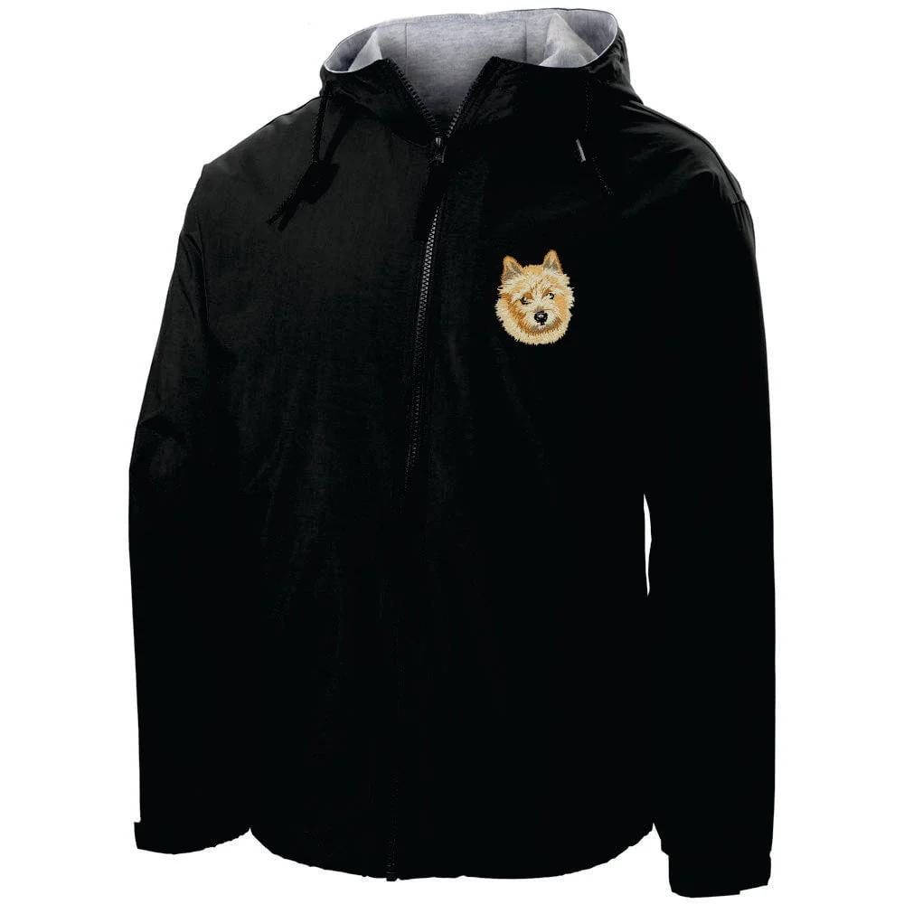Norwich Terrier Embroidered Hooded Jacket - Image 2