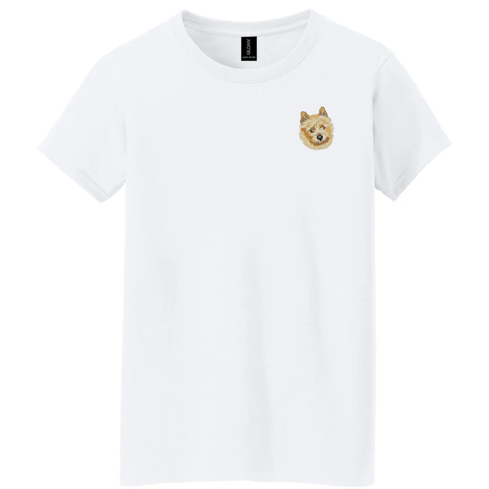 Norwich Terrier Embroidered Women's T-Shirt - Image 2