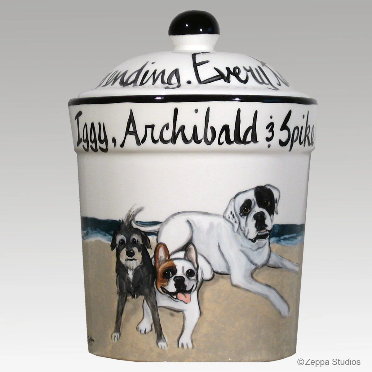 Custom Hand-Painted Personalized Treat Jar - Image 11