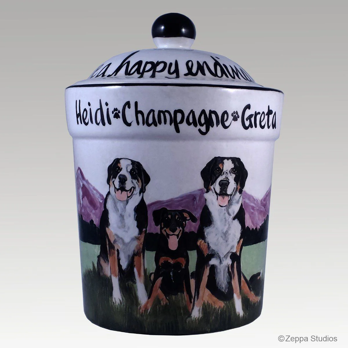 Custom Hand-Painted Personalized Treat Jar - Image 12