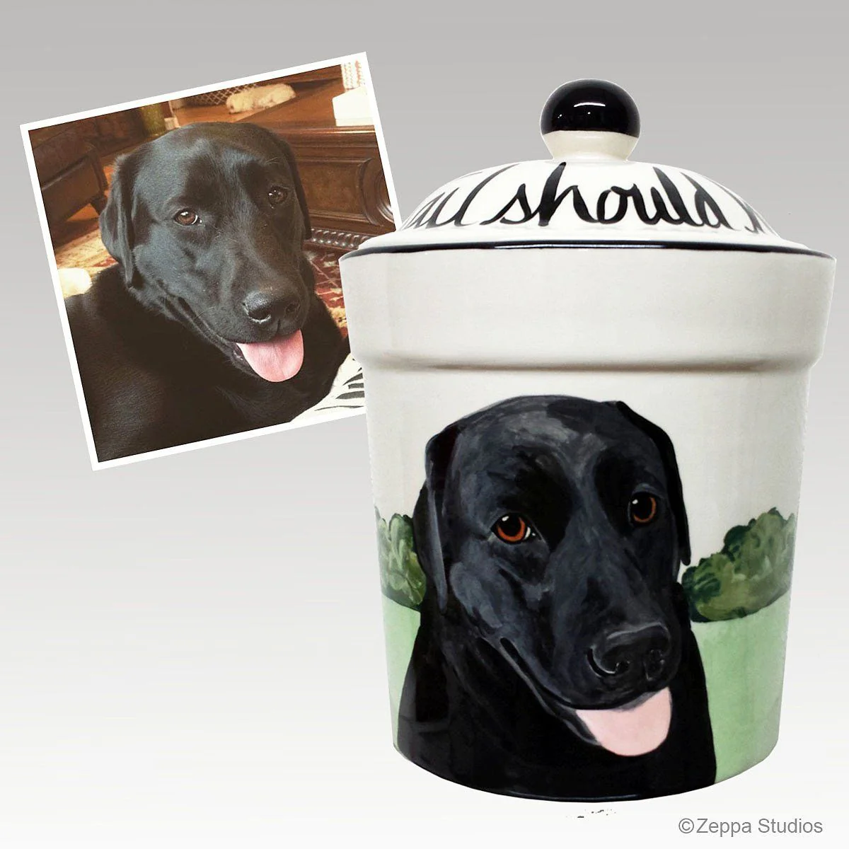 Custom Hand-Painted Personalized Treat Jar - Image 13