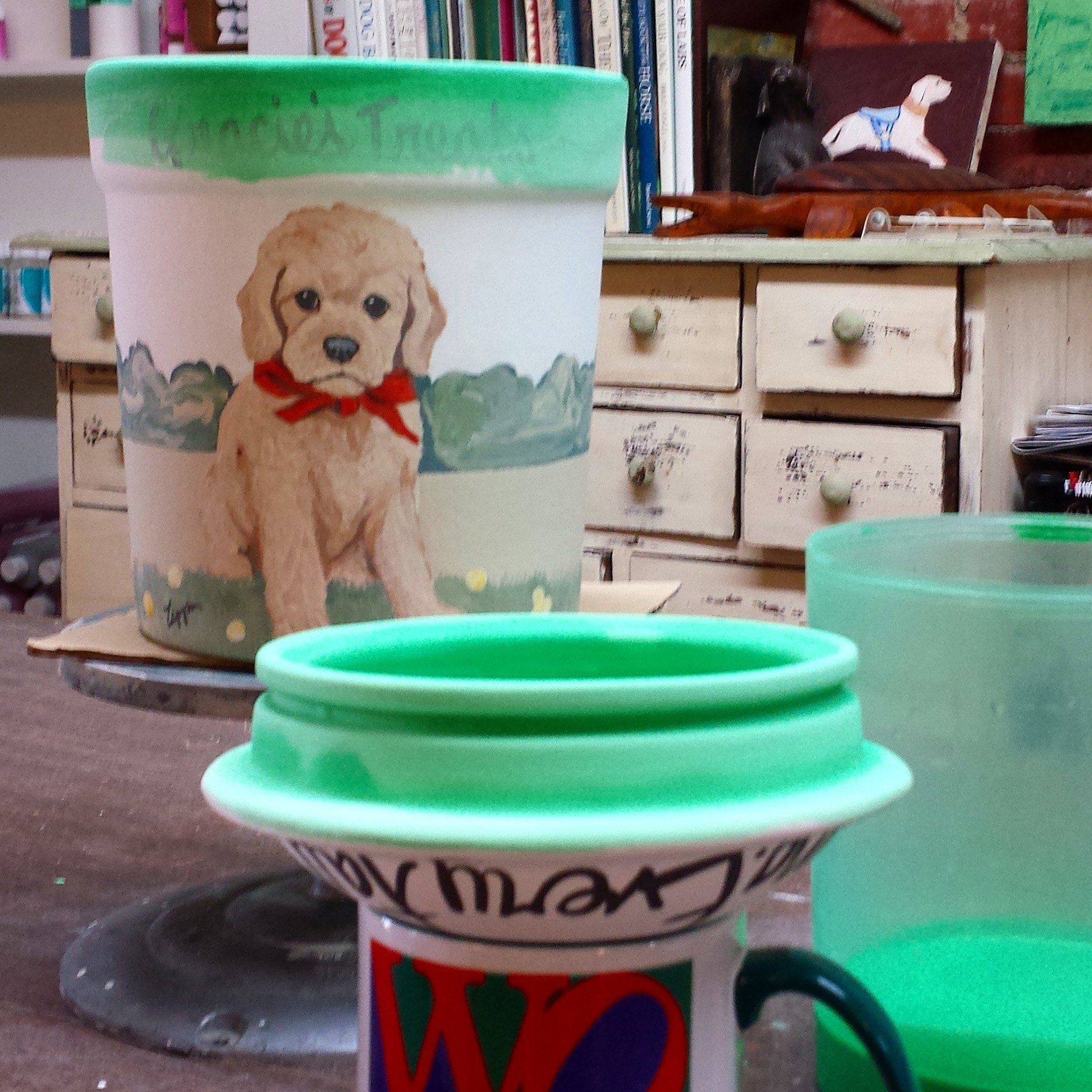 Custom Hand-Painted Personalized Treat Jar - Image 15