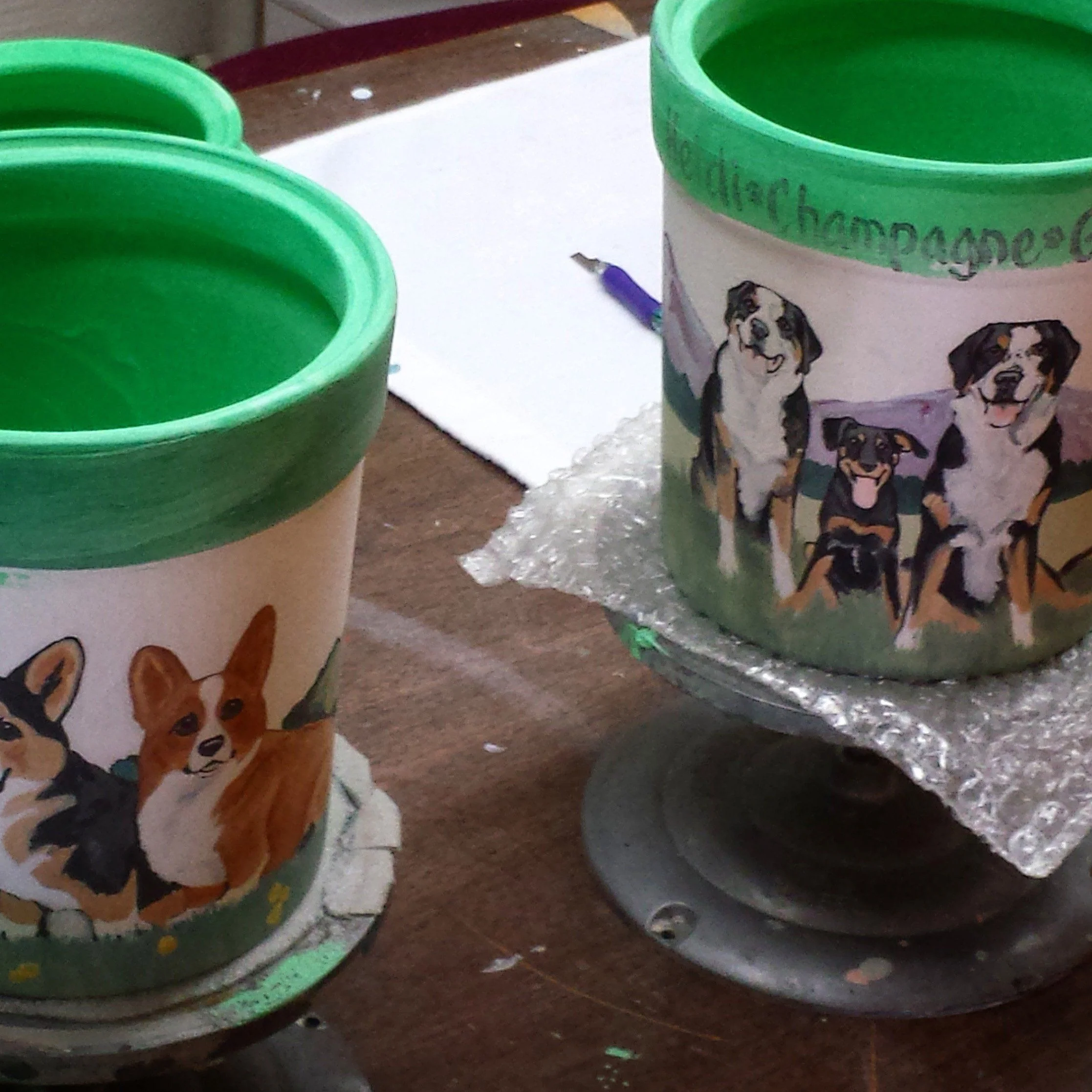 Custom Hand-Painted Personalized Treat Jar - Image 16